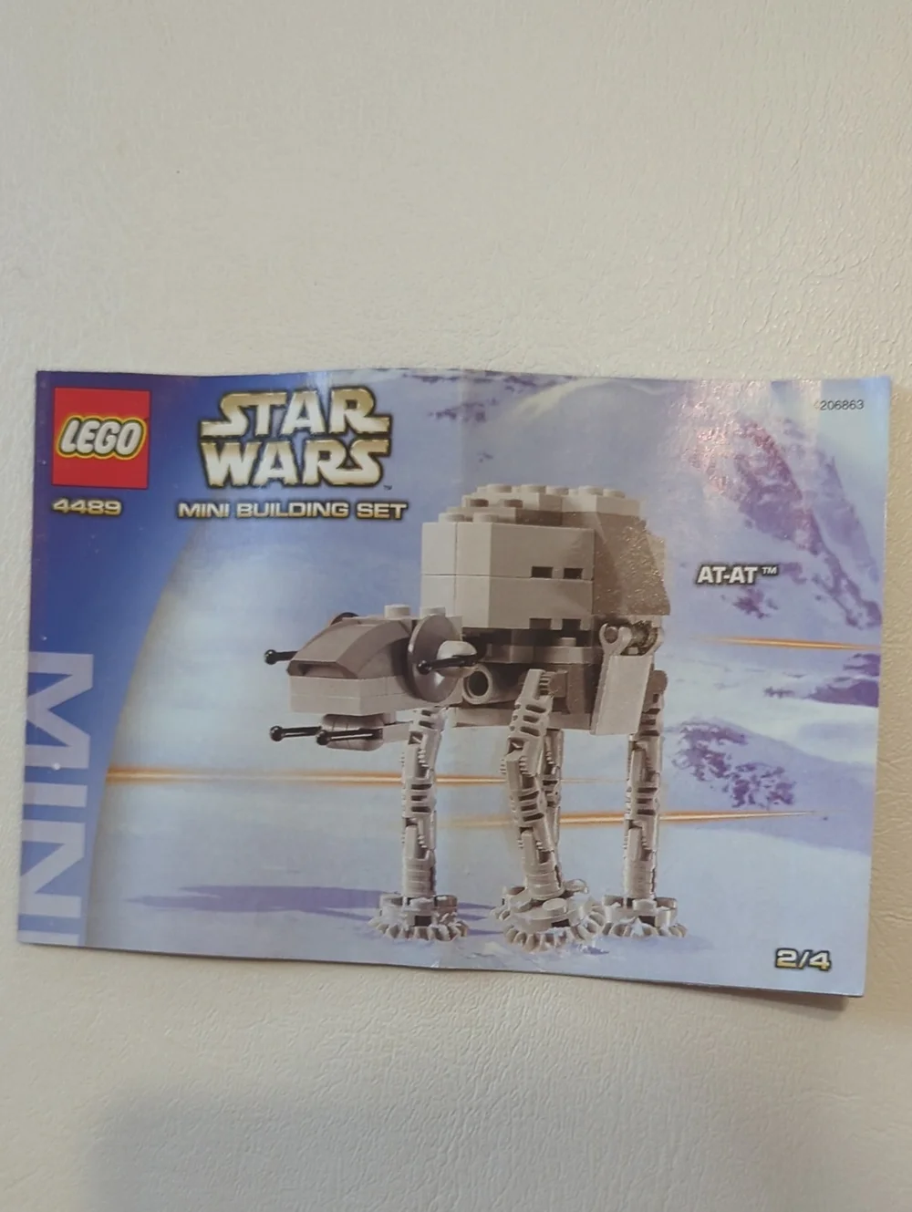 Star Wars Lego Bundle At-At And Millennium Falcon Mini Building Set 4489 4488